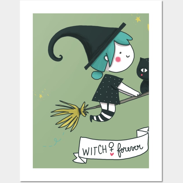 witch forever Wall Art by violinoviola